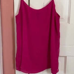 Bright Pink Spaghetti Strap Top